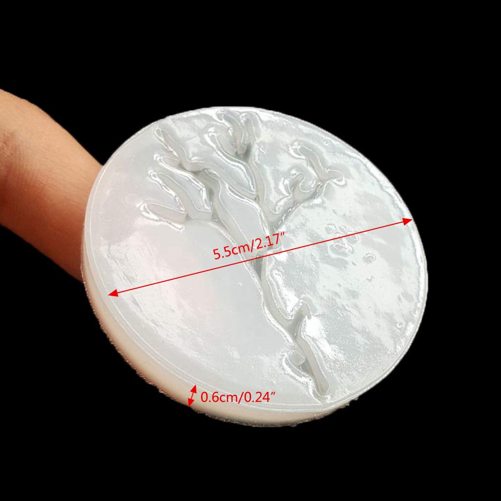 BUZHI 3D Leaves Branch Silicone Mold for Resin Casting - DIY Epoxy Jewelry Making, Cake Decorating & Soap Molds - Perfect for Crafting Nature-Inspired Pendants, Earrings and Home Decor