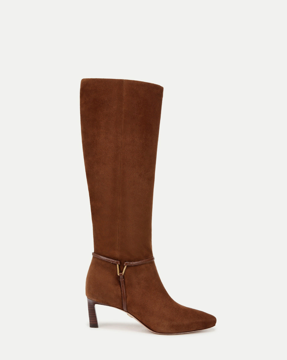 Kenzie Mid Heel Tall Boots for Women - Comfortable Knee High Boots with Block Heel | Perfect for Office, Date Night & Fall Fashion