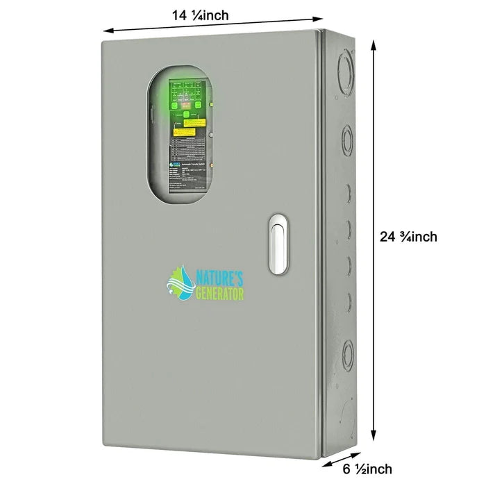 Natures Generator 50A Automatic Transfer Switch for Home Backup Power - Seamless Power Transition During Outages & Emergency Use