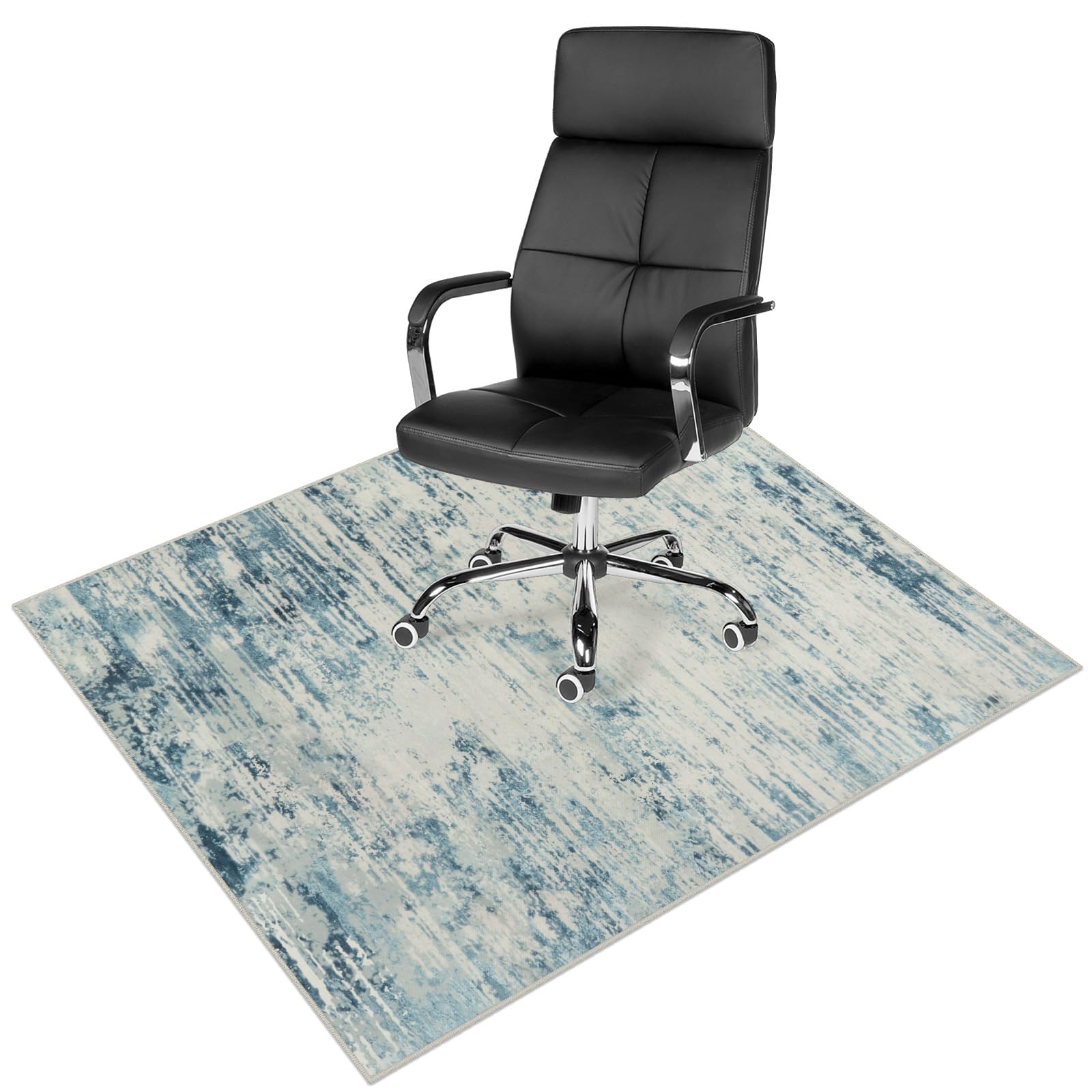 Anidaroel 48x60 Inch Non-Slip Office Chair Mat for Hardwood Floors - Large Desk Chair Mat Protects Hard Floors from Rolling Chairs - Durable Floor Protector for Home Office, Computer Desk & Gaming Setup