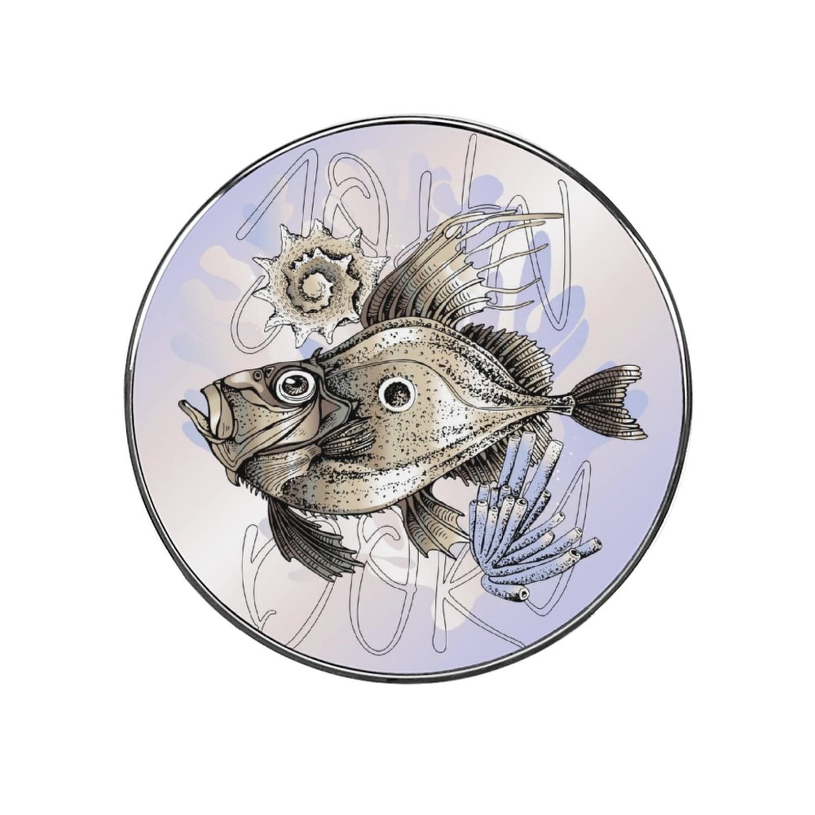 Big Eyed Fish Magnets - Strong Refrigerator Magnets for Kitchen, Office, Whiteboard & Metal Surfaces - Fun Decorative Fridge Magnets for Home & Workspace