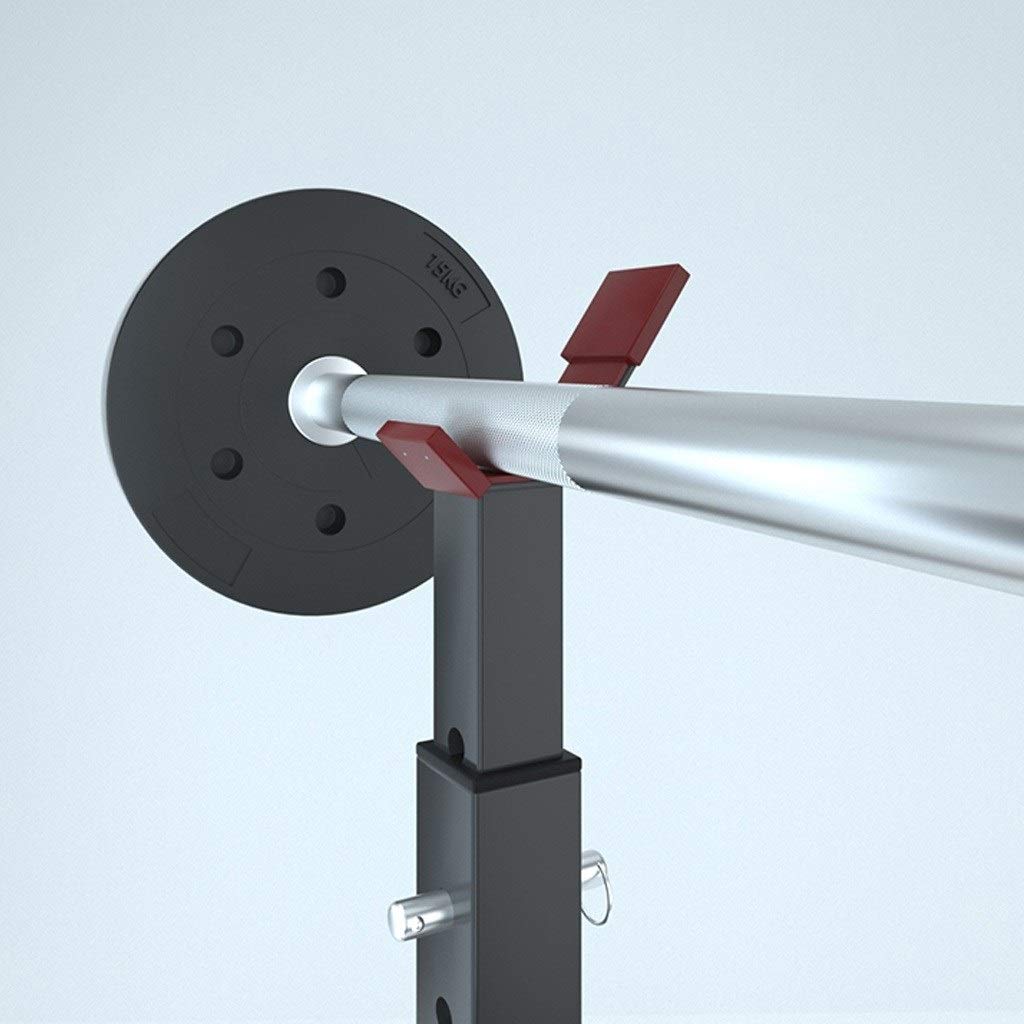Adjustable Height Barbell Rack for Home Gym - Squat Rack, Bench Press & Weight Training Equipment - Perfect for Indoor Strength Training & Fitness Workouts