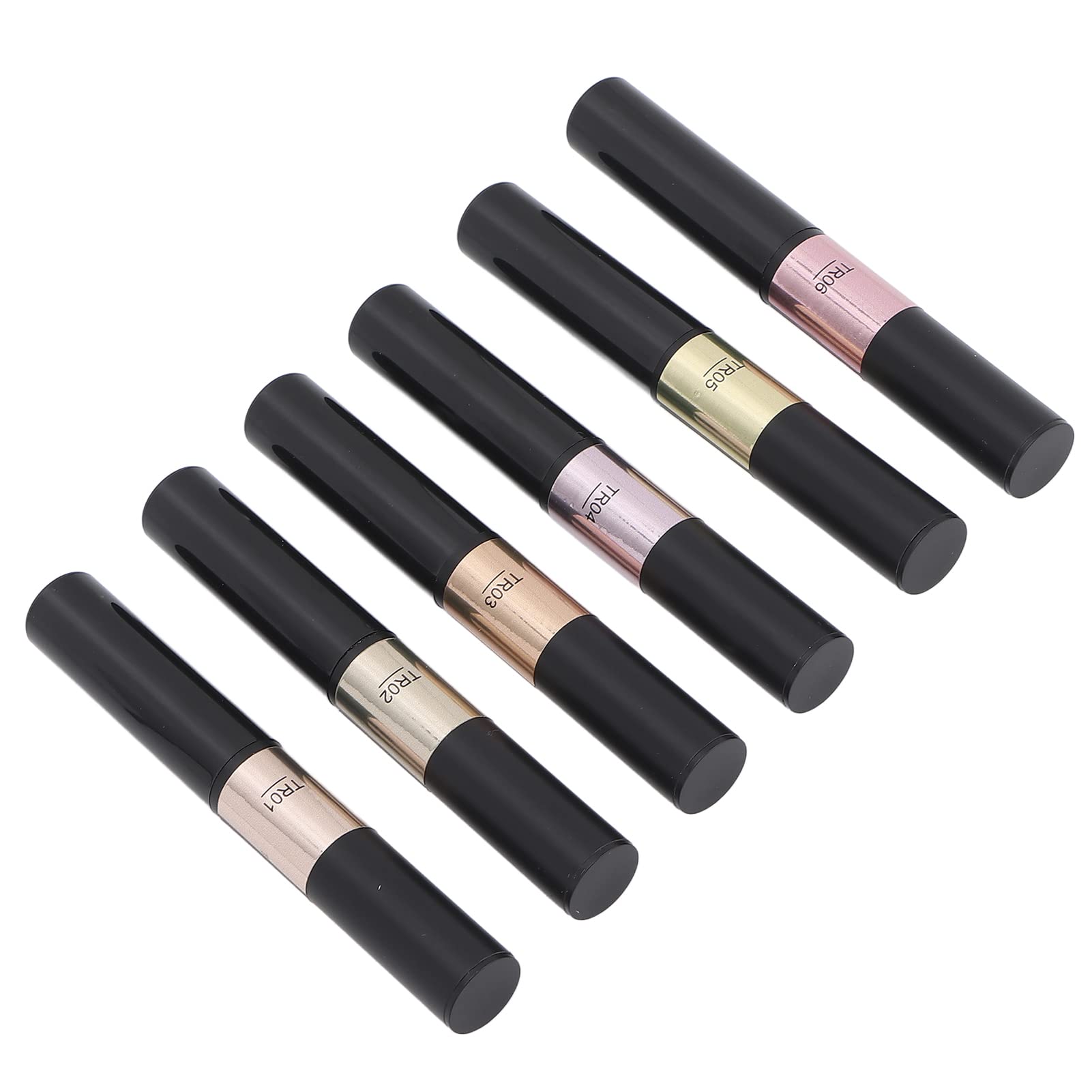 6 Colors Holographic Nail Powder Pen - High Gloss Nail Art Design Kit for Professional Salon & DIY Manicure at Home | Perfect for Gel Polish, Acrylic Nails & Nail Extension Decorations