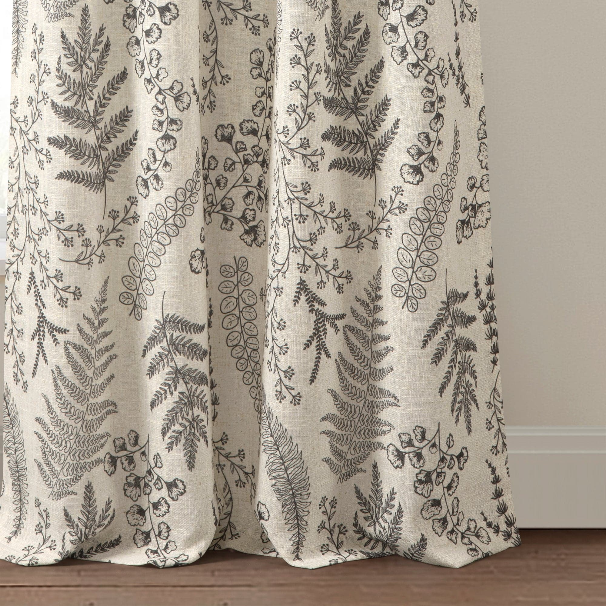 Botanical Dreams Window Curtain Panel Set - Floral Print Blackout Drapes for Living Room & Bedroom - Home Decor Thermal Insulated Curtains for Privacy & Light Control