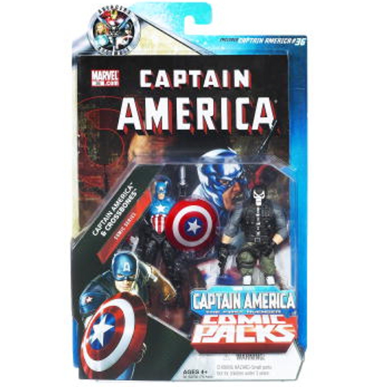 Marvel Universe Greatest Battles Exclusive Captain America vs Crossbones Action Figure 2-Pack Set - Collectible Superhero Toys for Display & Play | Perfect for Marvel Fans, Gift Giving & Comic Con Events