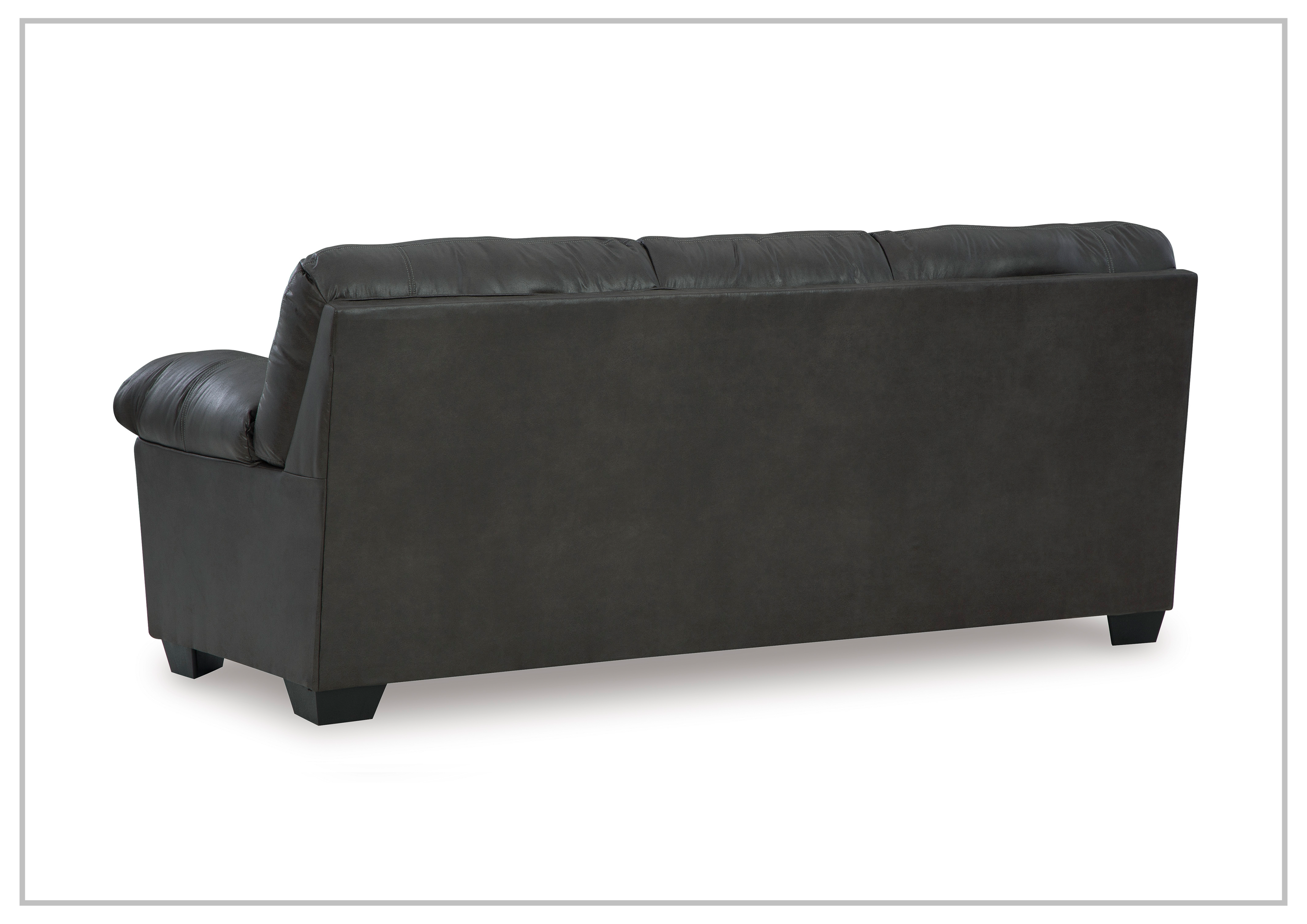 Gio Italia Bradford 3-Seater Faux Leather Sofa - Modern Living Room Furniture for Small Spaces, Comfortable PU Leather Couch for Apartments, Dorms & Home Offices