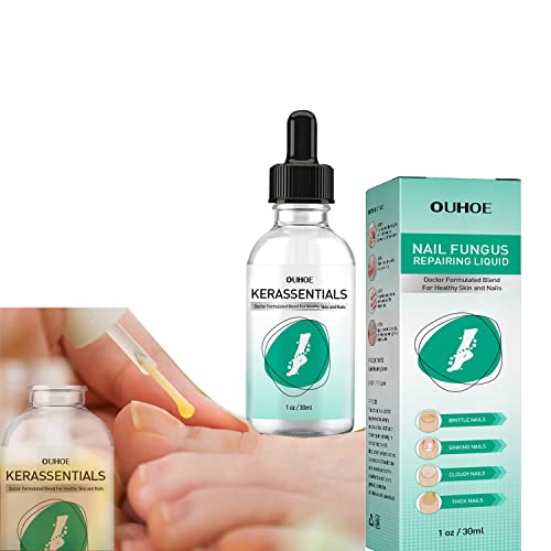 Kerassentials Toenail Fungus Treatment - 3 Pack | Fast-Acting Antifungal Nail Solution for Healthy Toenails | Perfect for Athletes, Swimmers & Active Lifestyles