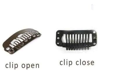 STYLE SOUL Clip-In Hair Extensions: 24-Inch Black Straight Synthetic Hair Weft with 5 Clips (130g) - Instant Length & Volume for Everyday Style, Parties & Special Occasions