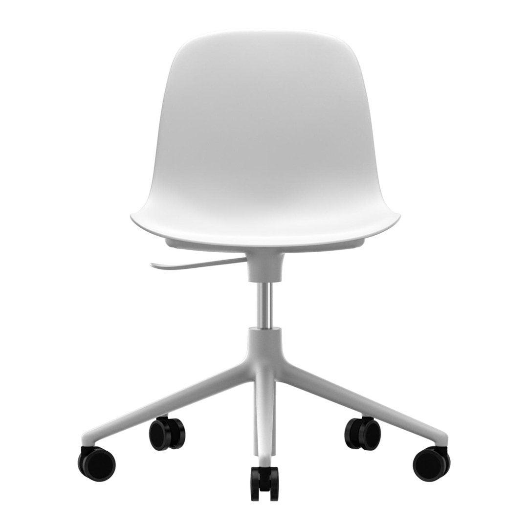 Ergonomic Form Chair with 5W Swivel Base & Gas Lift - Adjustable Office Chair for Home & Workspace - Perfect for Computer Desk, Gaming, and Professional Workstations