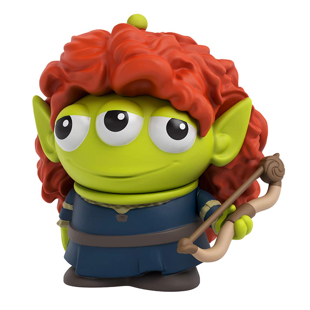 Pixar Alien Remix 3-Pack Action Figures - Mr. Incredible, Buzz Lightyear & Merida - 3-Inch Retro Toy Story Collectibles in Pizza Box Packaging - Perfect Gift for Kids Ages 3+ | Birthday Party Favors, Disney Movie Merchandise, Collectible Display