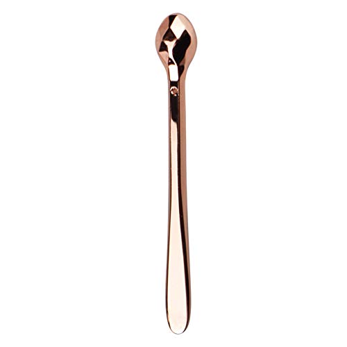 Lurrose Zinc Alloy Eye Cream Applicator Wand - Anti Wrinkle & Anti Aging Massager Tool for Puffy Eyes & Dark Circles Removal - Cosmetic Spatula (Rose Gold) | Perfect for Skincare Routine & At-Home Spa Treatments