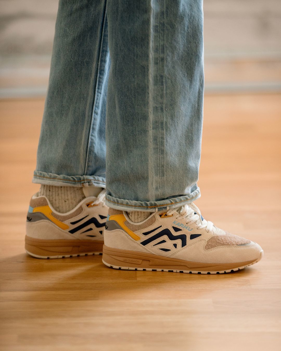 LEGACY 96 Sneakers in Turtledove & Twilight Blue - Stylish Comfortable Casual Shoes for Men & Women | Perfect for Walking, Running & Everyday Wear