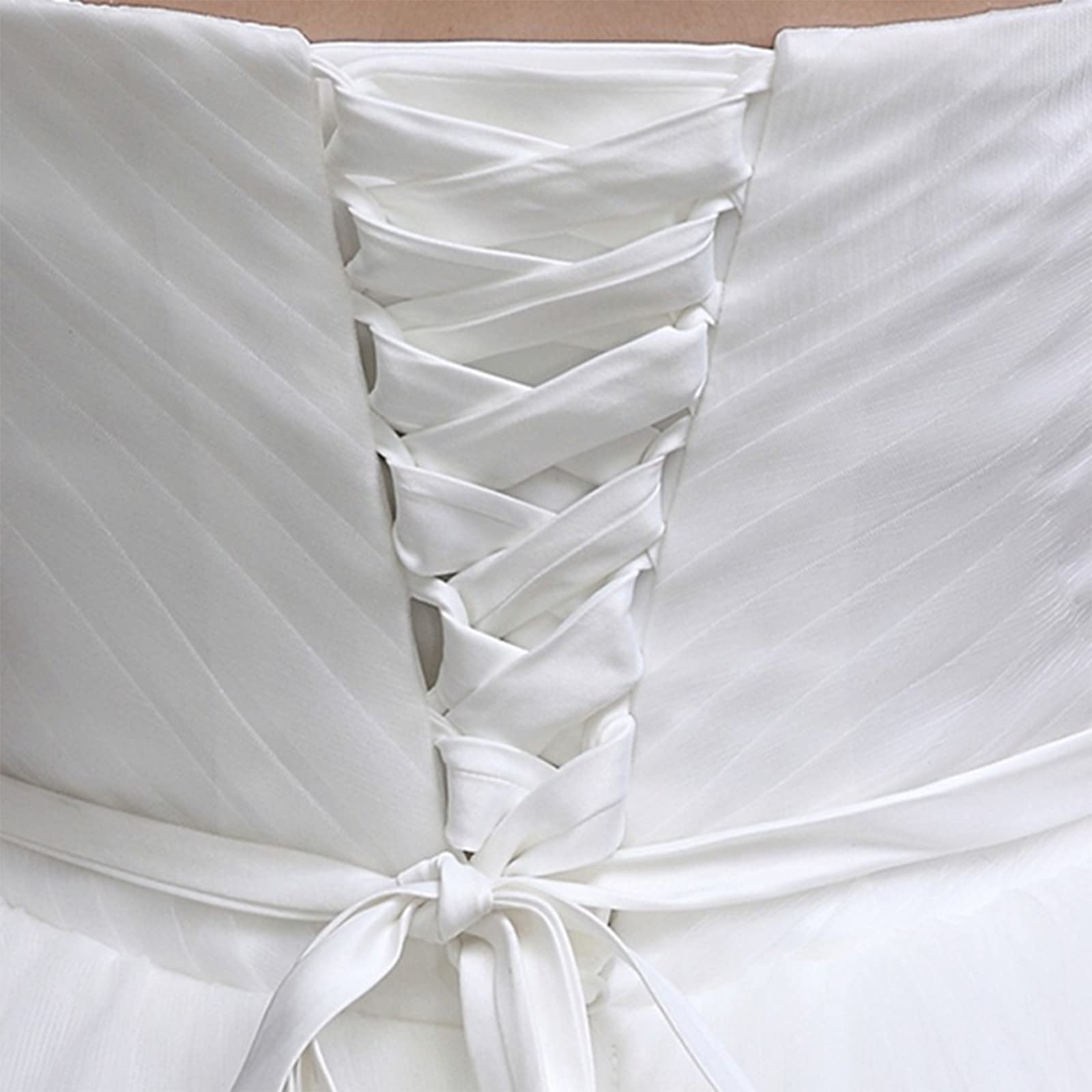 BENECREAT Adjustable Satin Corset Kit for Wedding & Prom Dresses - Zipper Replacement & Strap Loops