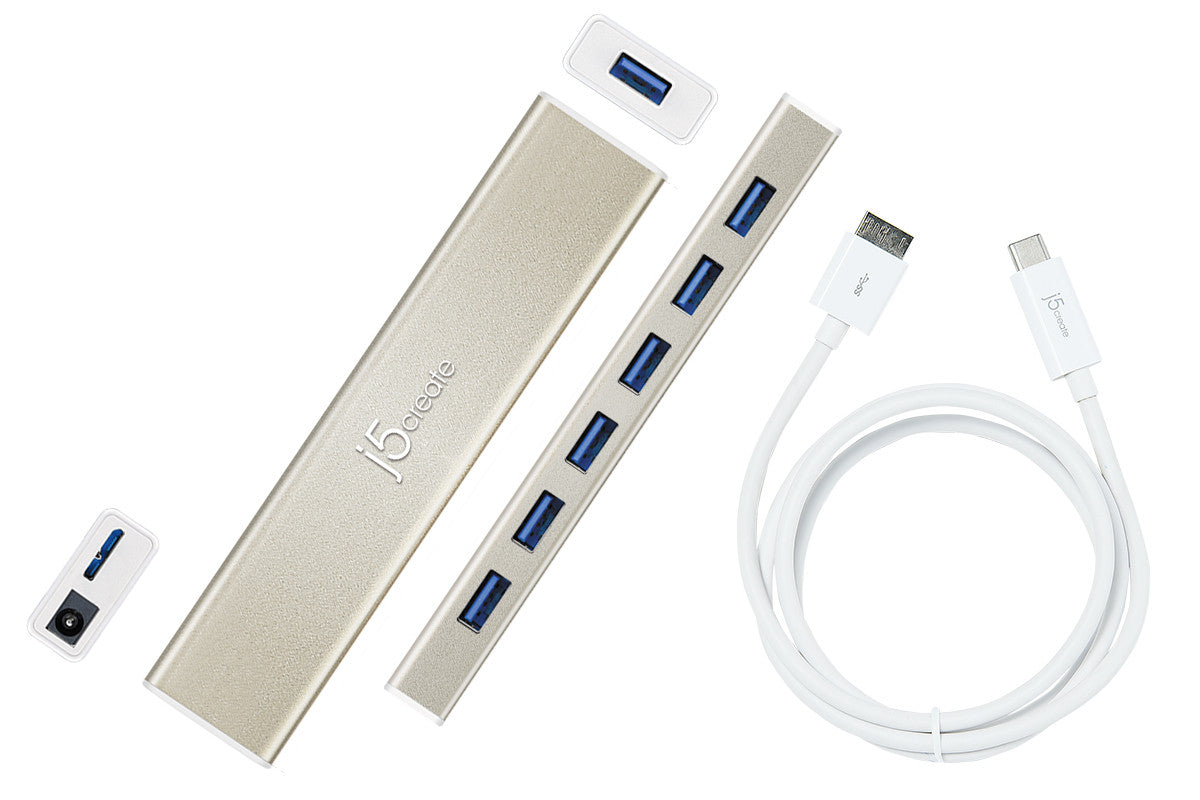 7-in-1 USB C Hub with 4K HDMI, 3 USB Ports, SD/TF Card Reader - Expand Laptop Connectivity for MacBook Pro/Air, iPad Pro, Dell XPS (Space Gray) - Perfect for Home Office, Online Classes & Video Conferencing