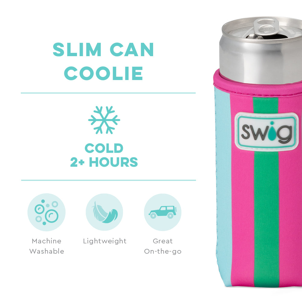 Prep Rally Slim Can Coolie - Insulated Beverage Sleeve for 12oz Cans, Perfect for Parties, BBQs, and Outdoor Events - Keep Drinks Cold & Hands Dry