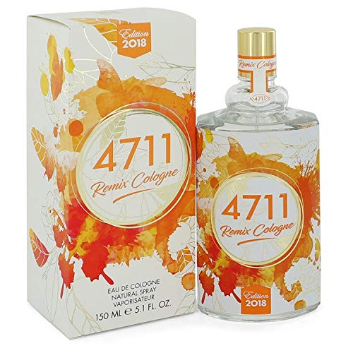 4711 Remix Eau De Cologne Spray for Men & Women - 5.1 oz Fresh Long-Lasting Fragrance (Unisex Cologne 2018 Edition) - Perfect for Daily Wear, Office & Special Occasions