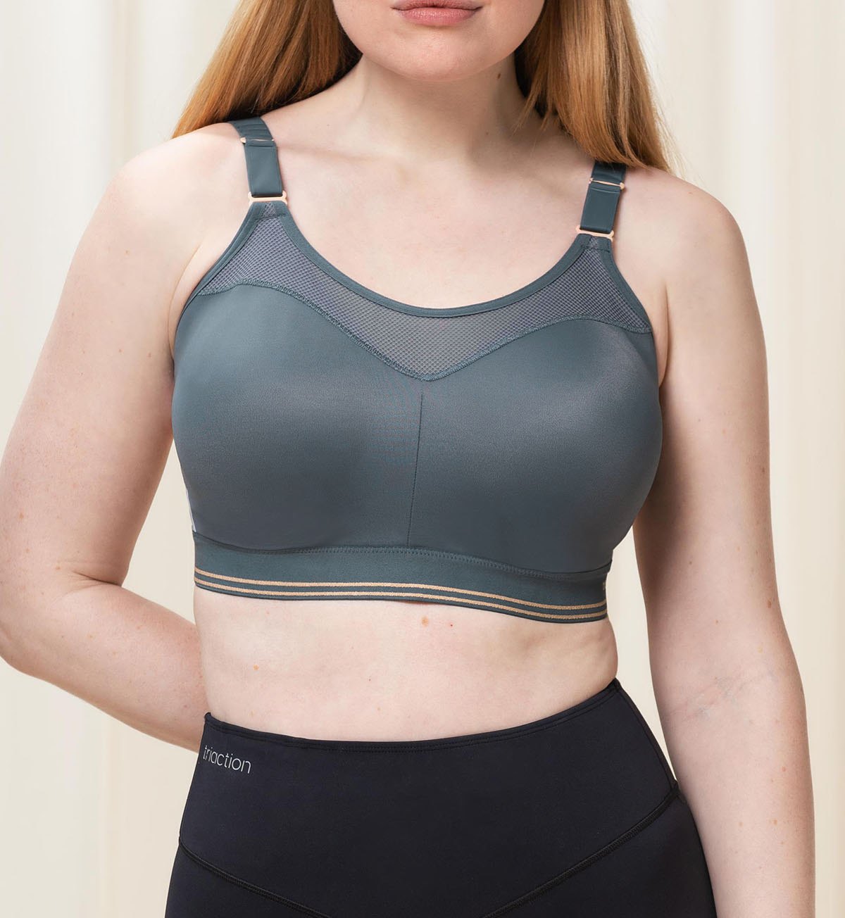 TRIACTION CONTROL LITE MINIMIZER SPORTS BRA - High Support Workout Bra for Running, Yoga & Gym - Comfortable Breathable Activewear for Women