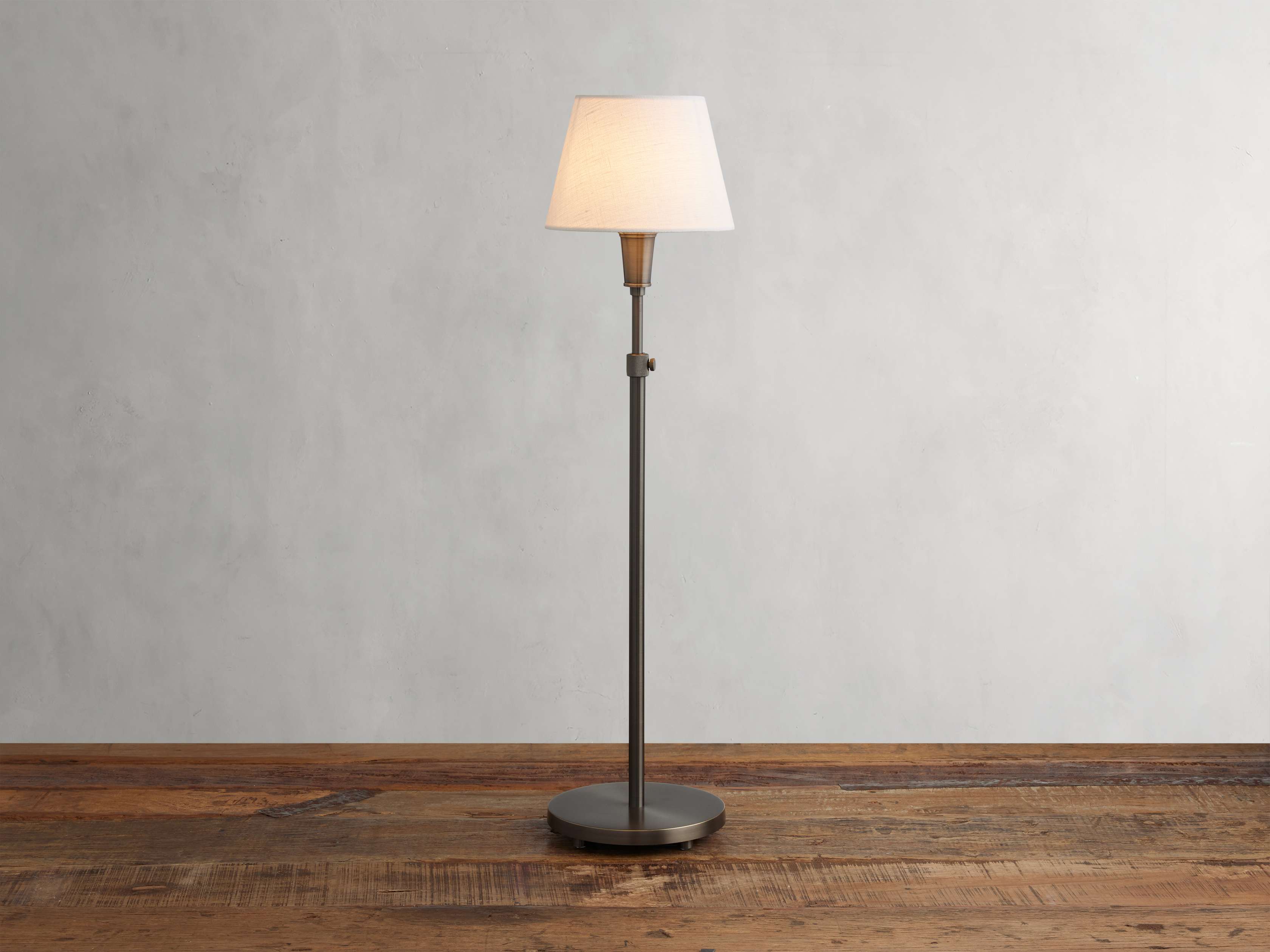 Stylish Pewter Candice Table Lamp - Perfect for Bedroom, Living Room & Office Decor