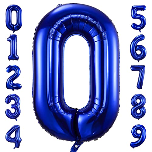 Navy Blue Number 0