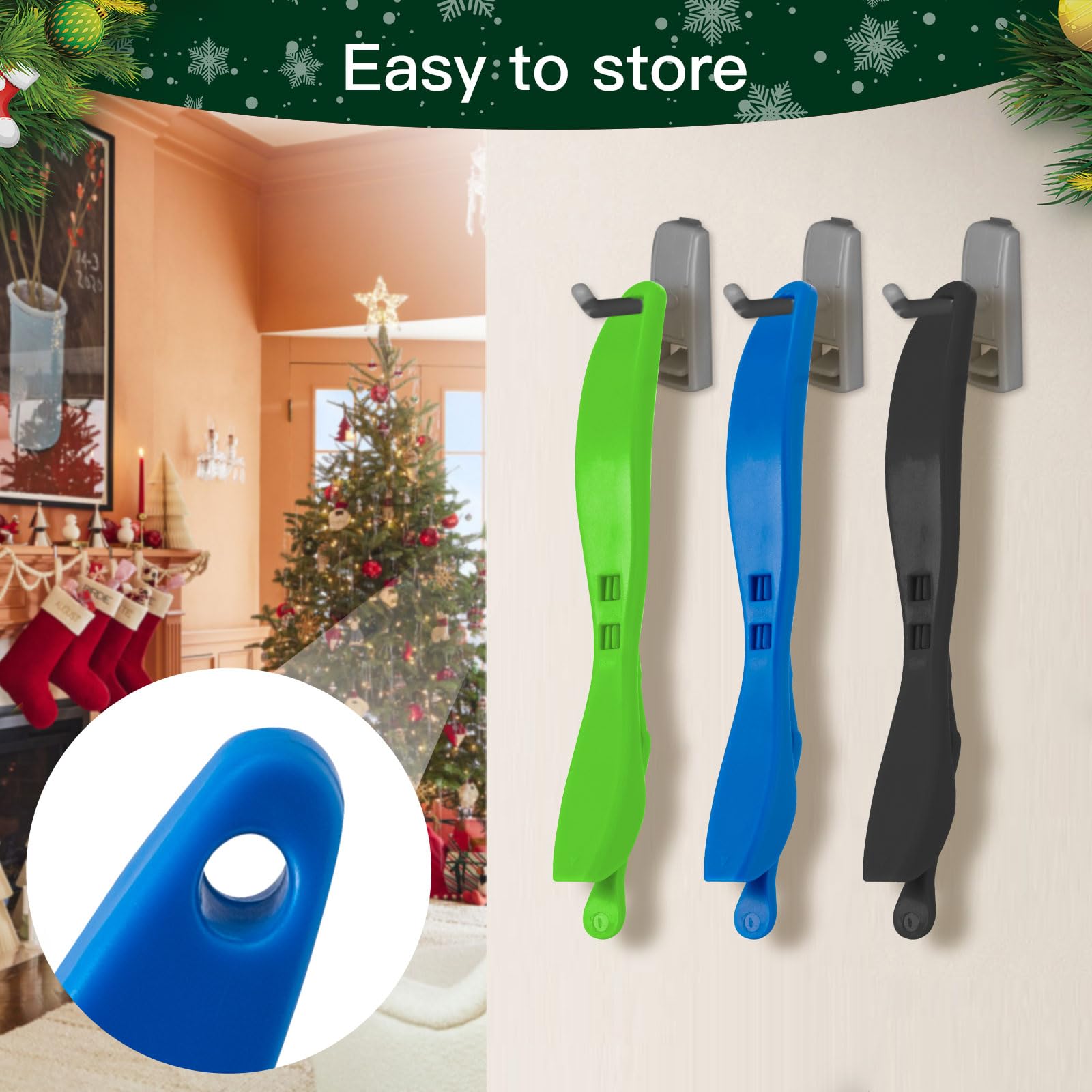 NEWISHTOOL 6-Pack Gift Wrap Paper Cutter Set - Christmas Wrapping Paper Slitter Tool with Hidden Safety Blade - Carbon Fiber Craft Paper Cutter for Holiday Gifts, DIY Projects & Office Use