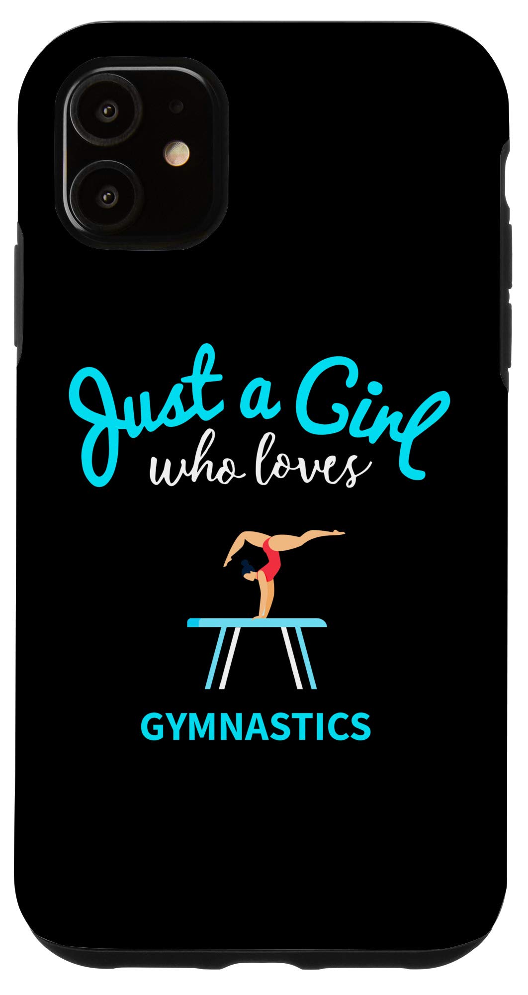 iPhone 11 Case for Girls - Shockproof Gymnastics Phone Cover with Anti-Slip Grip - Perfect for Dance, Cheerleading & Sports Practice