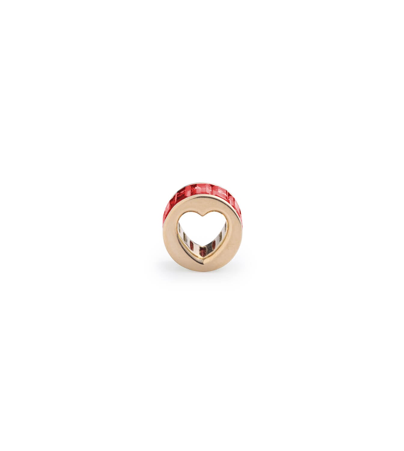 Baguette Ruby Heartbeat Love Necklace - Elegant Jewelry for Valentine's Day, Anniversary & Romantic Gifts
