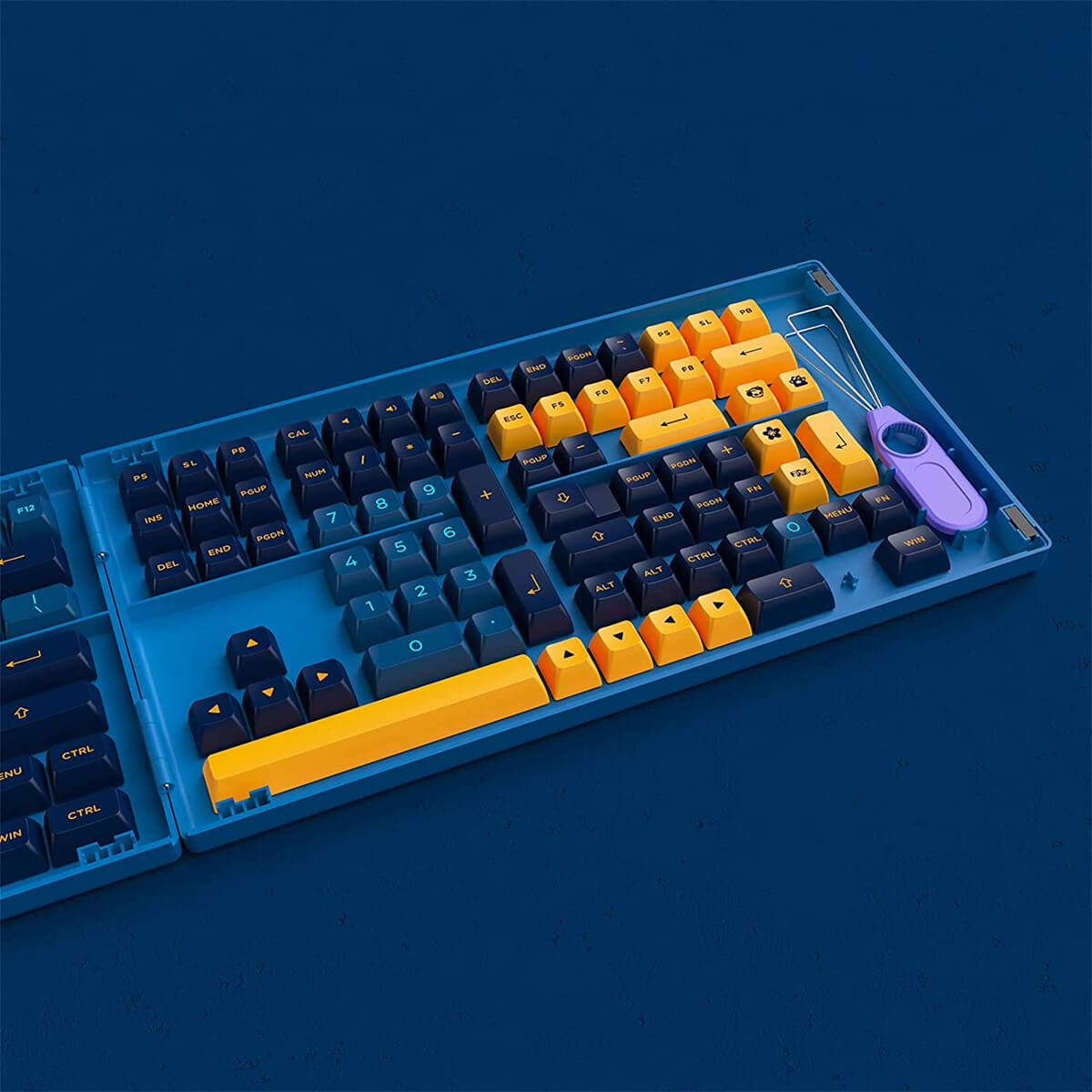 Akko Macaw PBT Double Shot ASA Keycap Set - 157 Keys for Mechanical Keyboards | Customize Your Gaming & Typing Setup | Perfect for PC, Mac & Laptop Enthusiasts