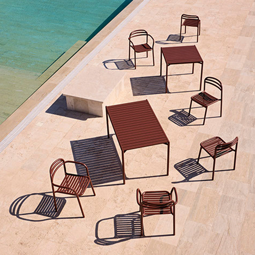 Modern Bliss Square Dining Table Set with 4 Armchairs - Perfect for Small Spaces, Kitchen, Breakfast Nook & Apartment Dining
