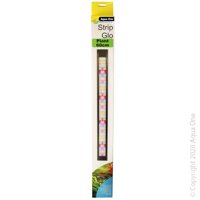 Aqua One LED Reflector StripGlo Plant Light 60cm 17.5W - Perfect for Aquarium Plants, Fish Tanks & Indoor Hydroponic Gardens