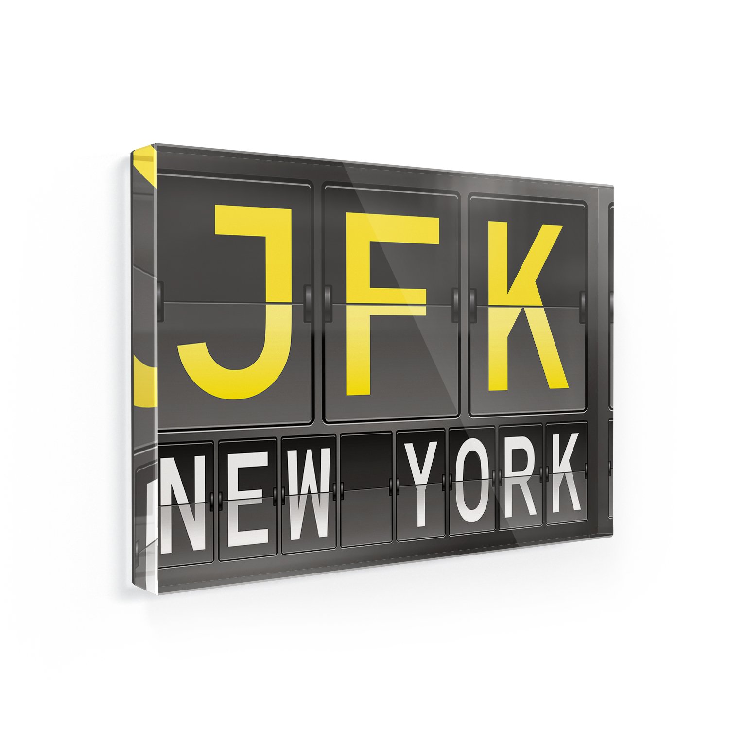 JFK Airport Code Fridge Magnet - New York Souvenir Gift for Travel Lovers | Perfect for Home, Office & Travel Accessories