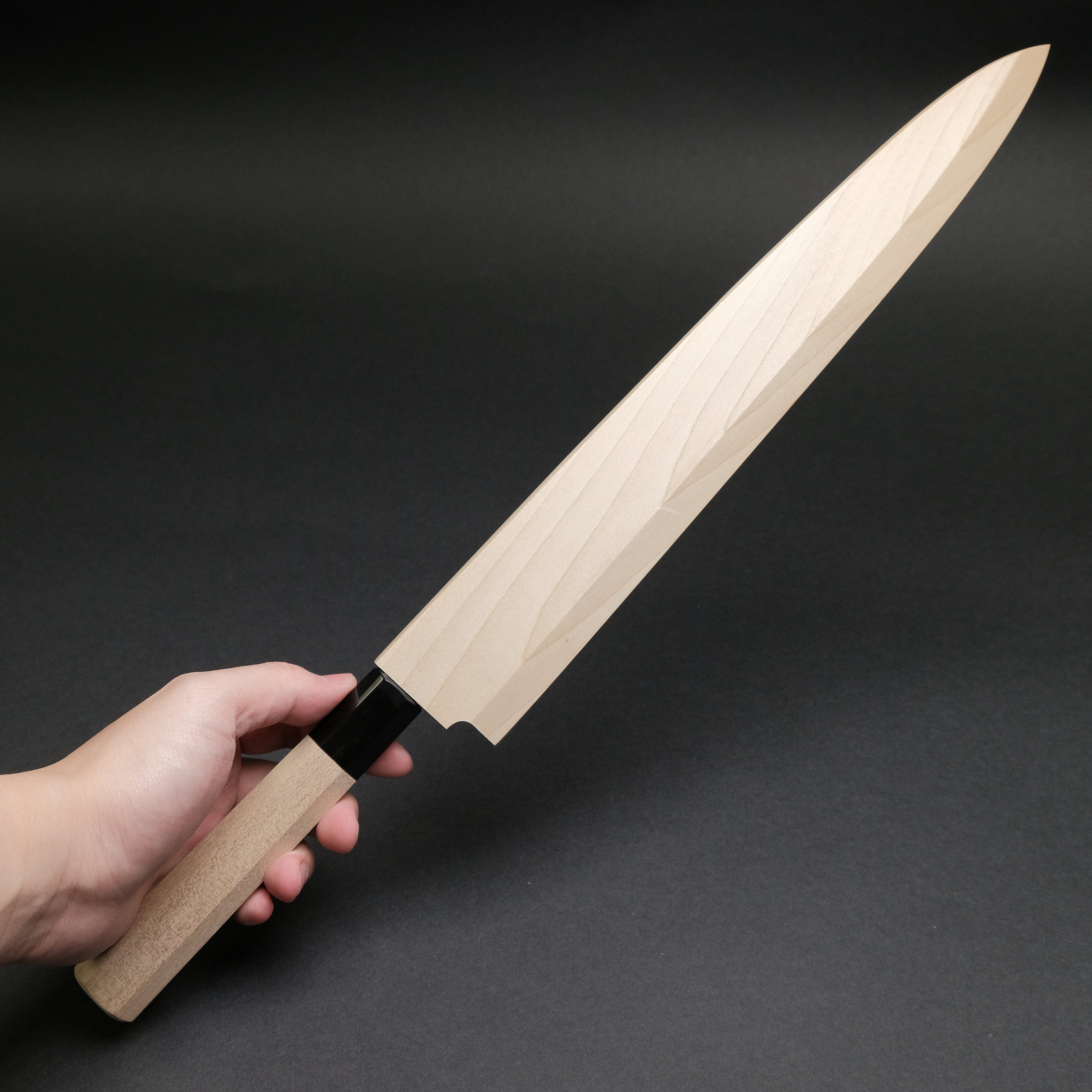 Hitohira Togashi White #1 Japanese Yanagiba Sushi Knife 300mm with Ho Wood Handle & Saya - Premium Sashimi & Sushi Preparation Tool for Professional Chefs & Home Cooks