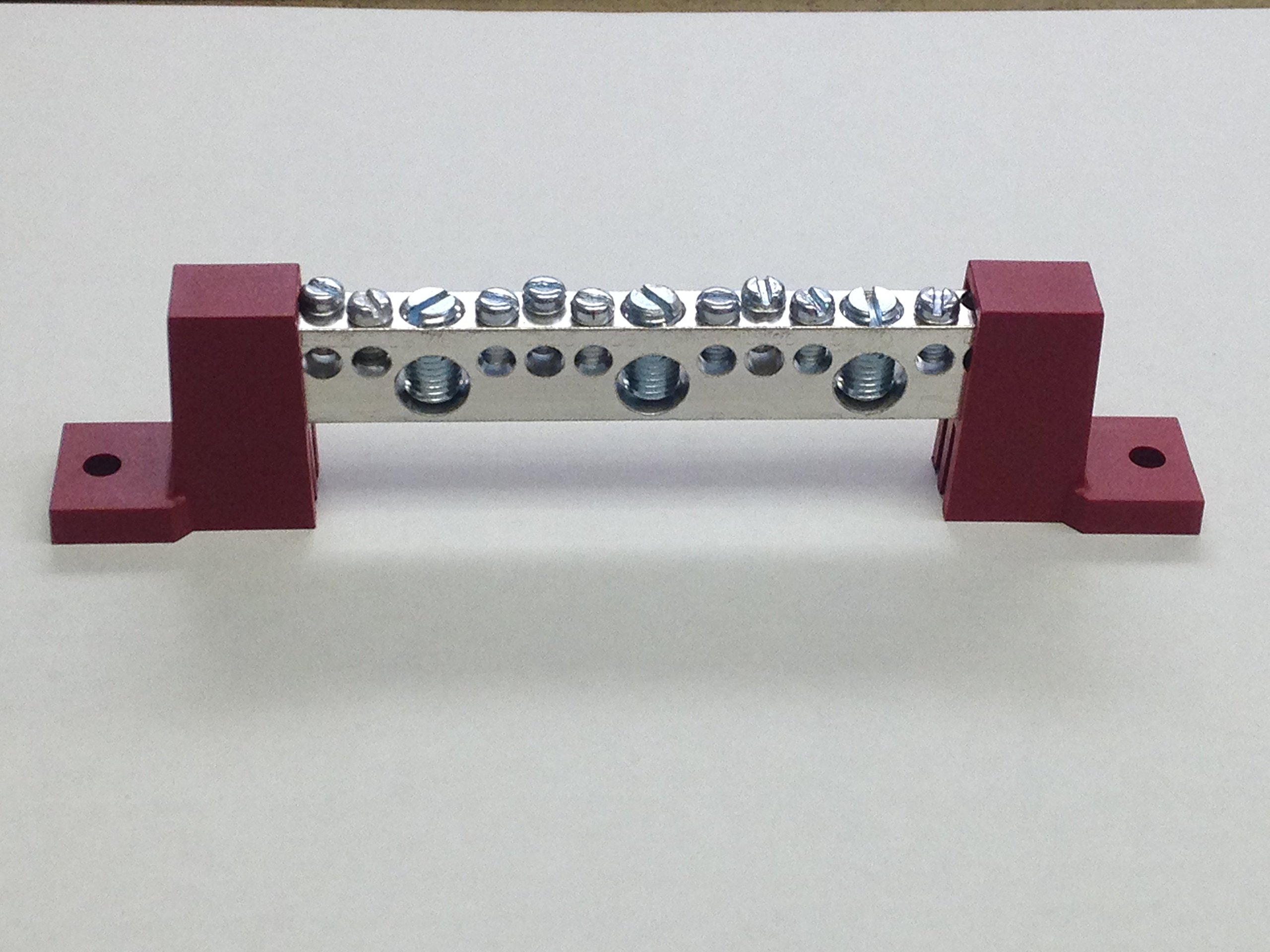 OutBack Terminal Bus Bar - TBB-Red - Heavy Duty Copper Bus Bar for Solar Power Systems, Battery Banks, and Electrical Panels - Perfect for Off-Grid and RV Applications