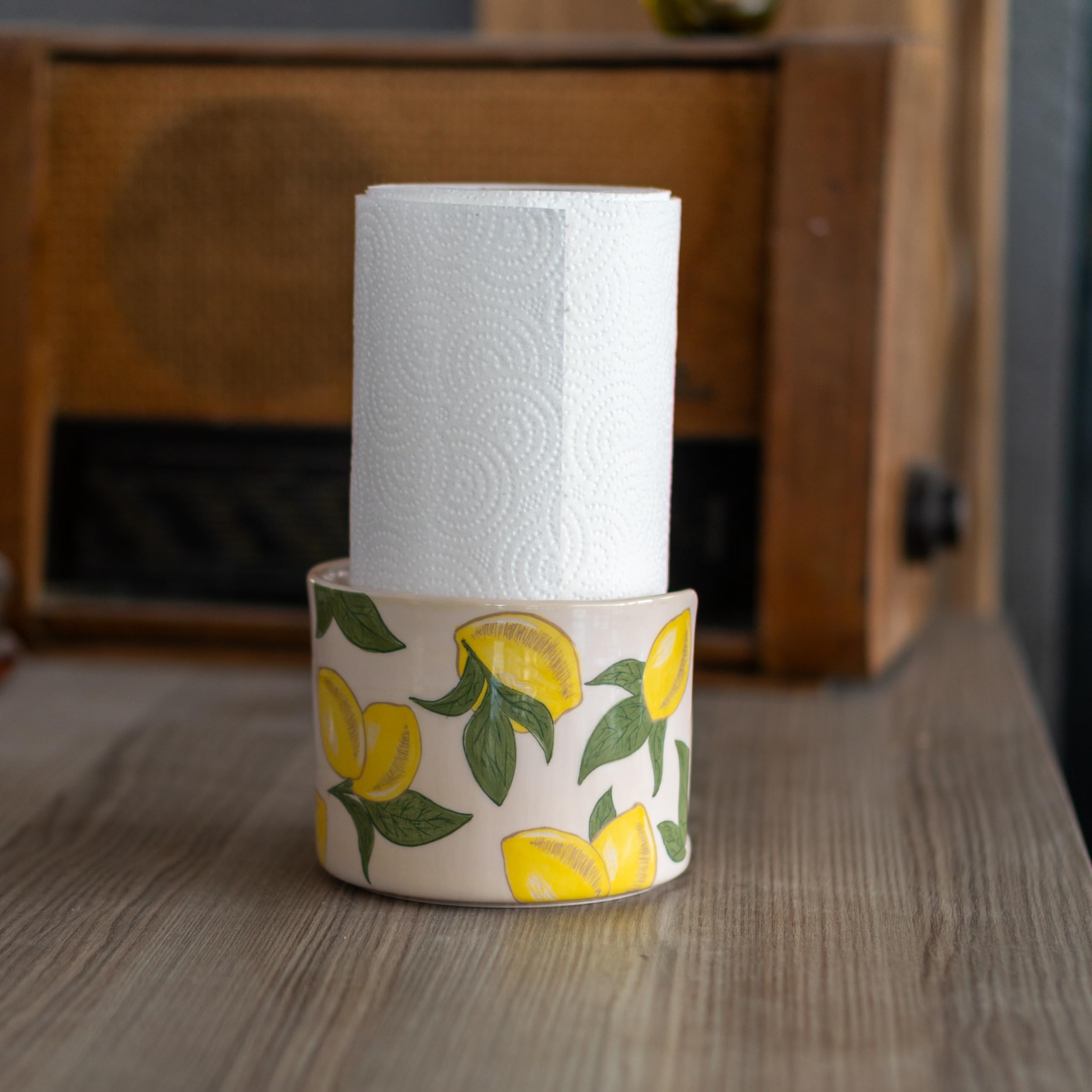 Lemon Pattern Paper Towel Holder - 5