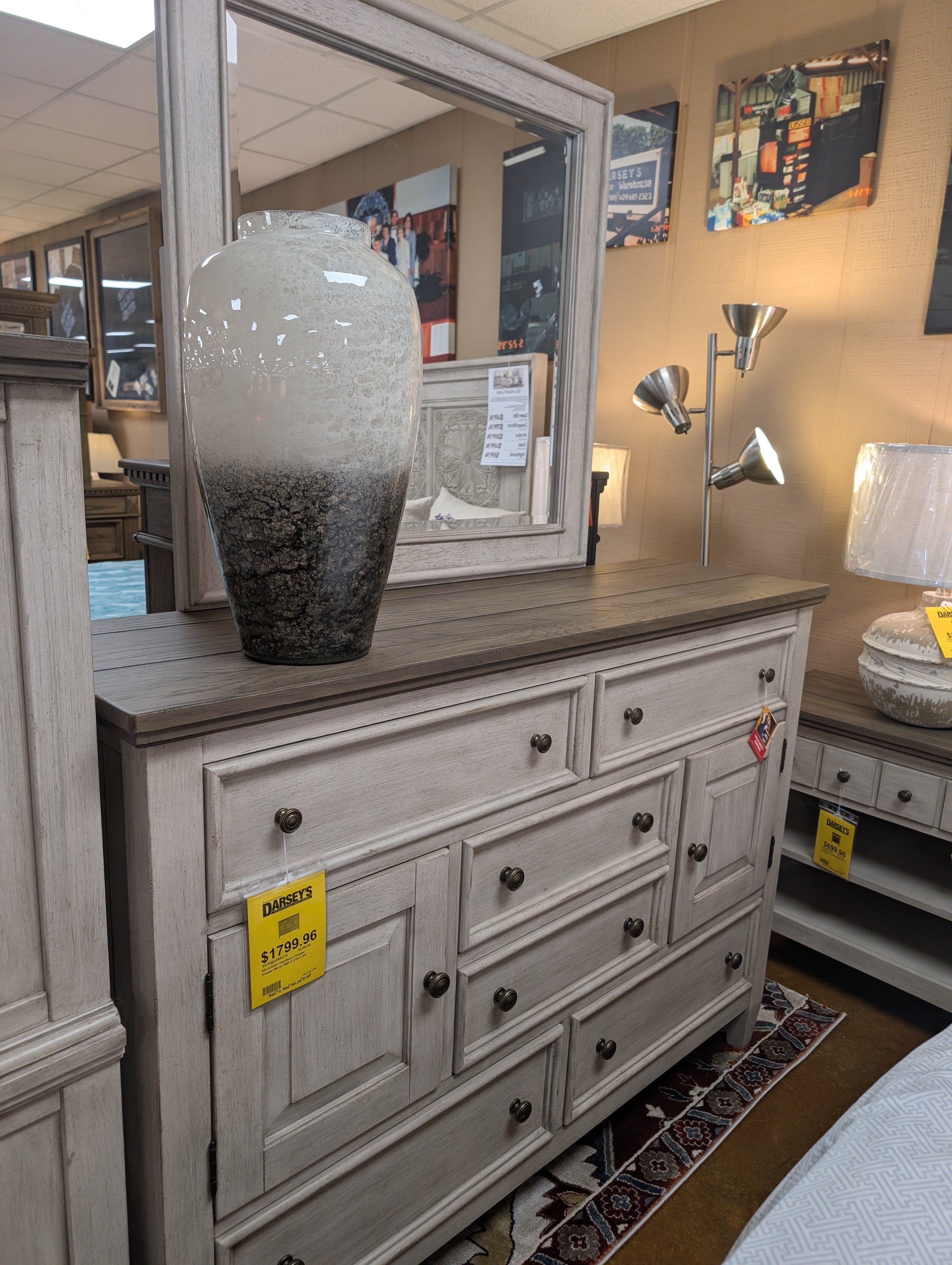Heartland Nightstand with Drawer - Modern Bedside Table for Bedroom, Living Room, or Office - 824 BR61 Solid Wood Night Stand with Storage Space