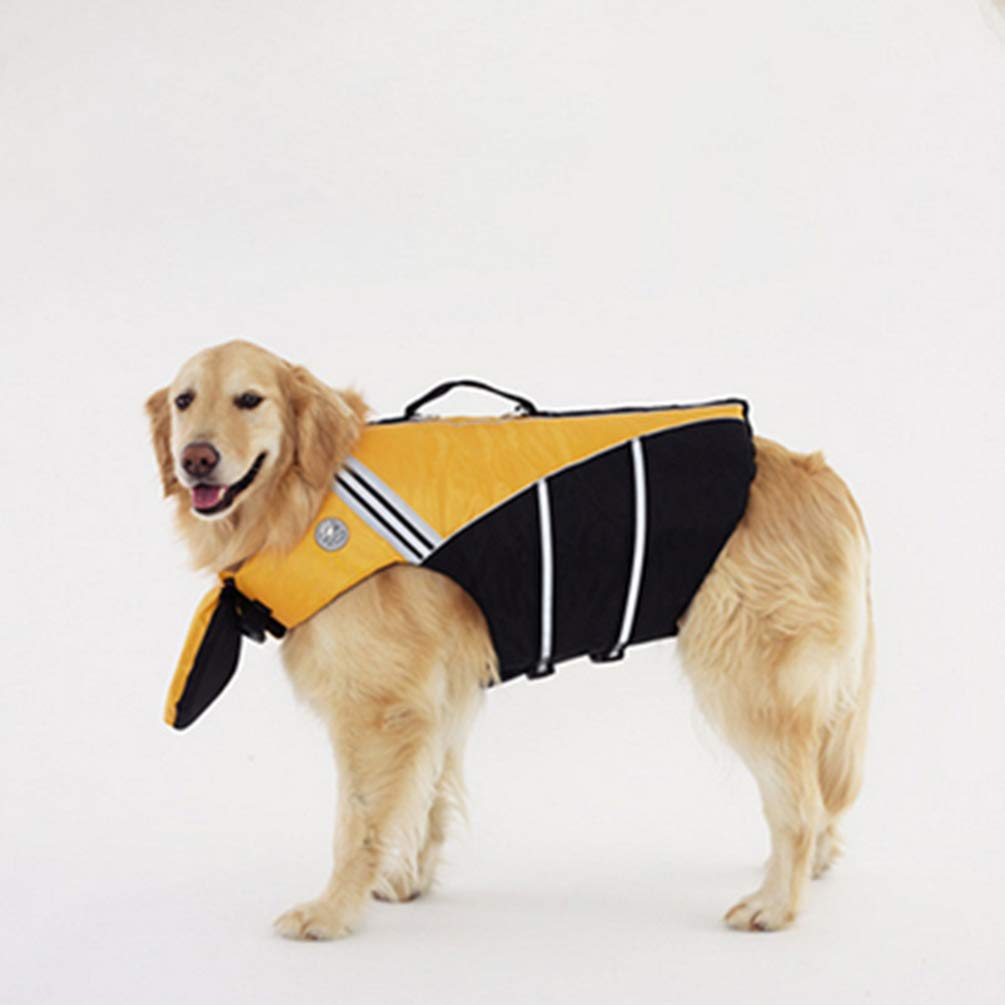 POPETPOP Reflective Dog Life Vest - Breathable Swim Suit for Puppies, Beach & Kayak Safety Vest with High Visibility for Paddle Boarding & Water Activities