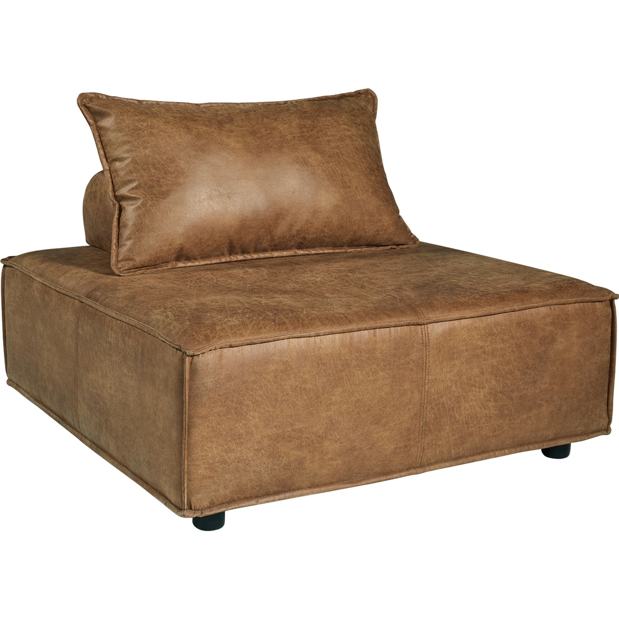 Brown Bales Accent Chair - Modern Living Room & Bedroom Decor - Comfortable Lounge Chair for Home Office, Reading Nook & Cozy Spaces