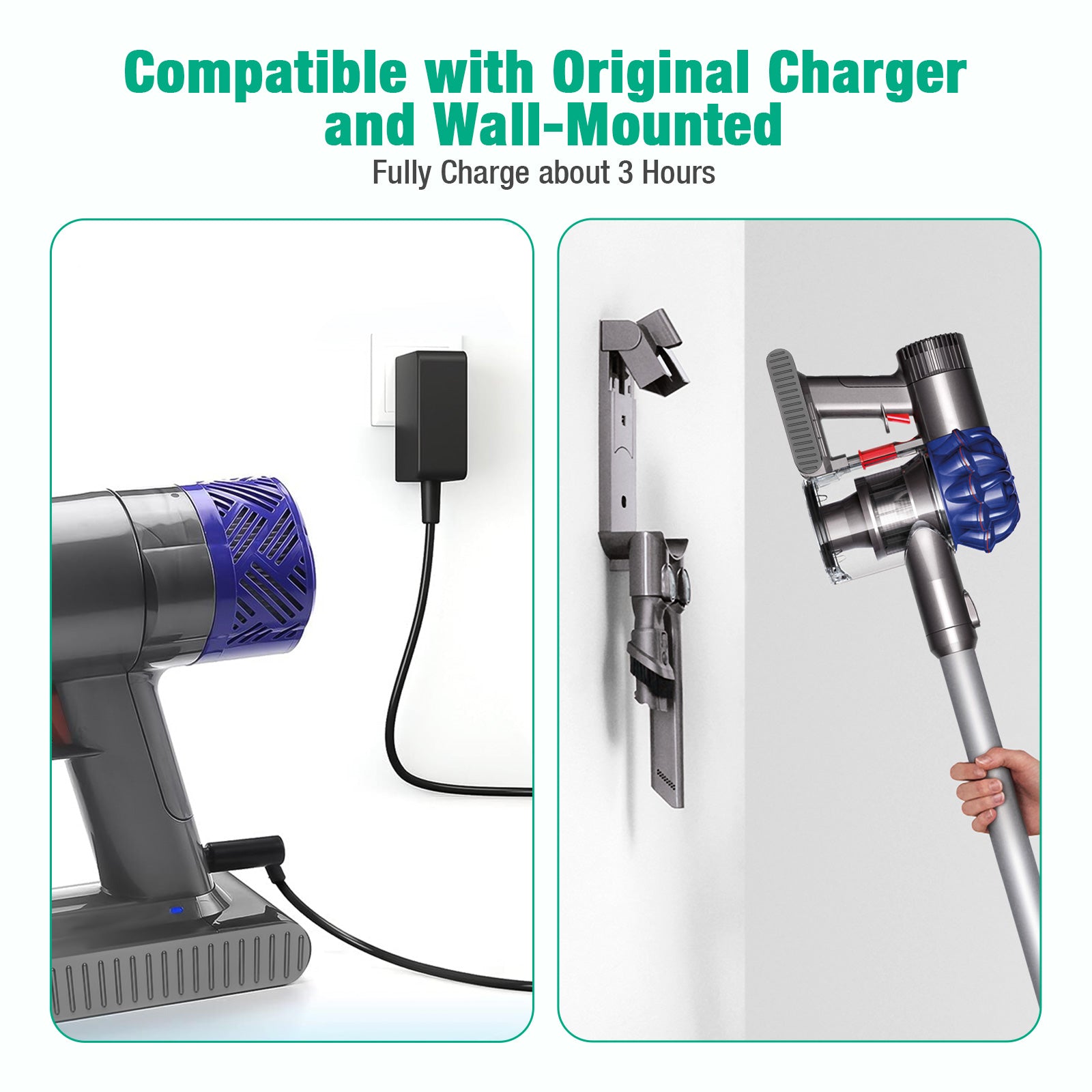 Dyson V6 Battery 4.5Ah Replacement for Cordless Vacuum Cleaners - Compatible with V6 Absolute, Animal, Motorhead - Long-Lasting Power for Home Cleaning