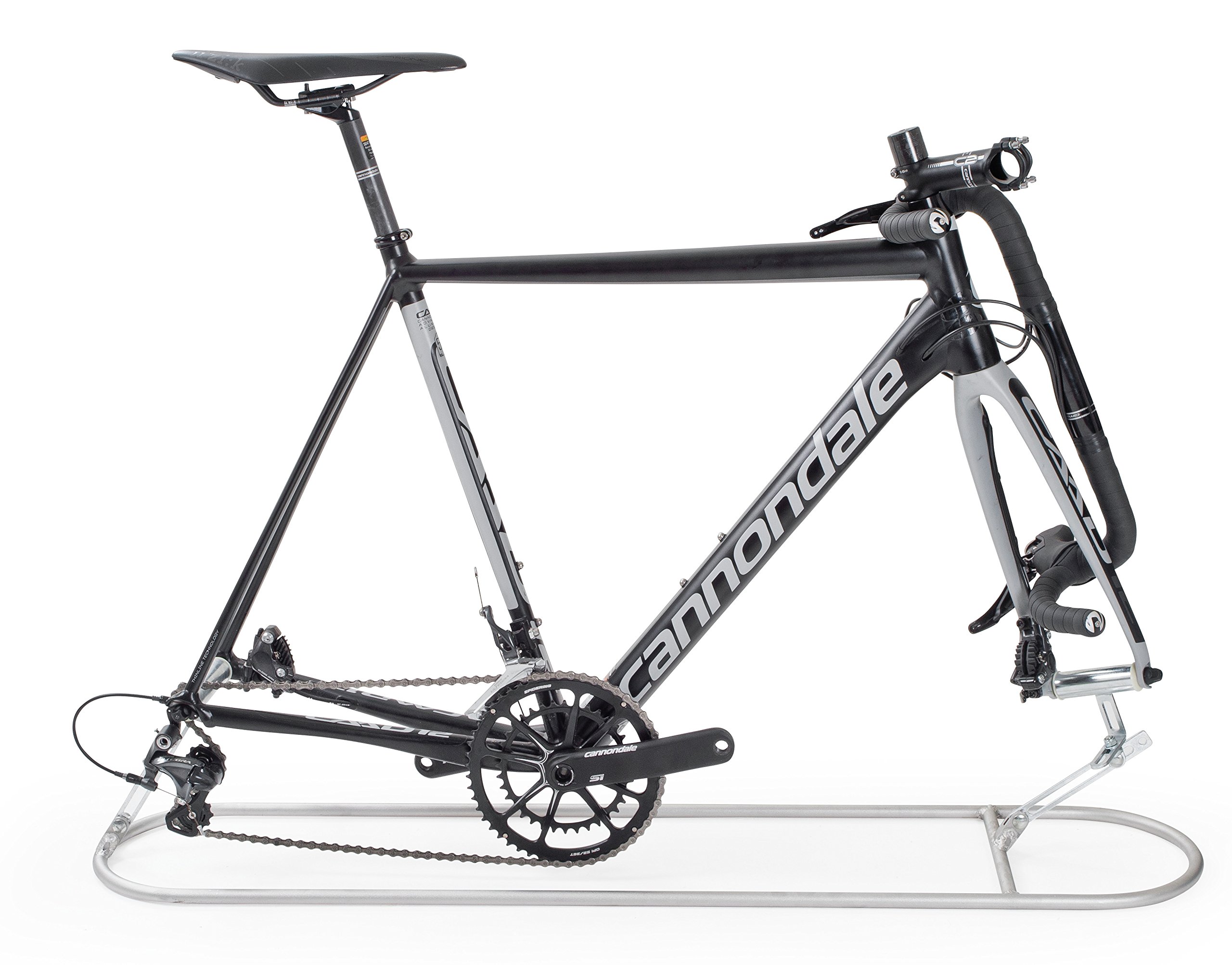 ASF Aluminum Bike Mount Stand - Secure Bicycle Storage for Travel Bags & Hard Cases | Perfect for Garage, RV & Airplane Transport