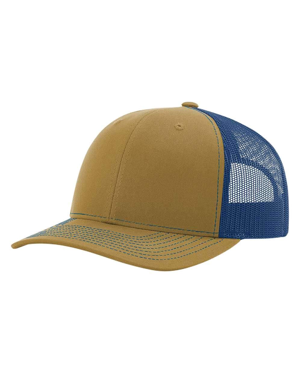 Richardson Snapback Trucker Cap - Adjustable Red & White Hat for Men & Women - Perfect for Outdoor Activities, Sports & Casual Wear