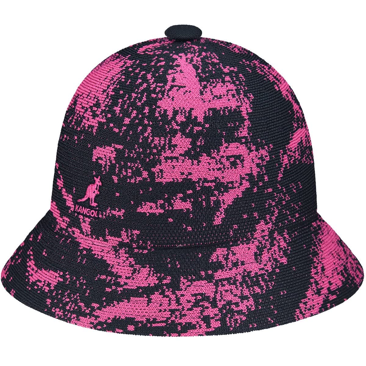 Kangol Airbrush Casual Bucket Hat - Deep Springs/Electric Pink, Large Size | Stylish Unisex Sun Hat for Outdoor Activities, Beach, and Summer Fashion