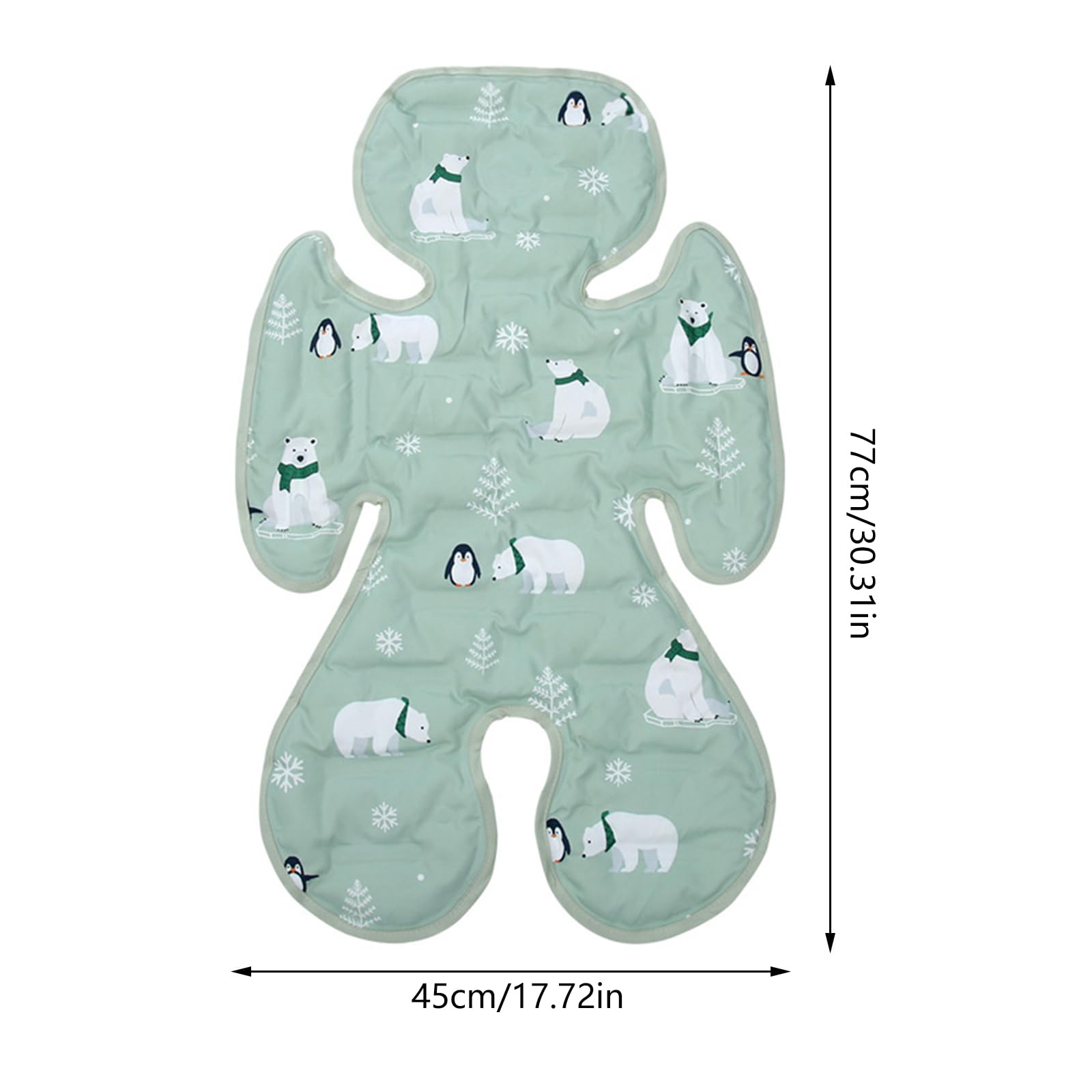 Breathable Baby Stroller Seat Pad - Cooling Stroller Cushion Insert for Newborns & Toddlers | Comfort Upgrade for Summer Use, Outdoor Walks & Travel