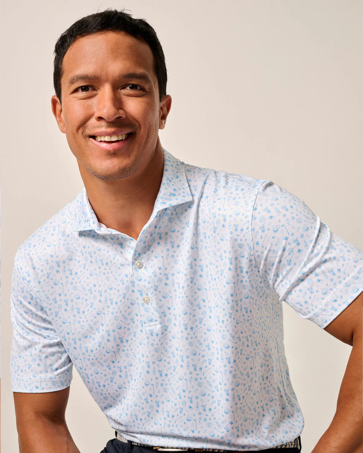 Johnnie-O Men's Short Sleeve Swing Juice Polo Shirt – Comfortable & Stylish Golf & Casual Wear for Men