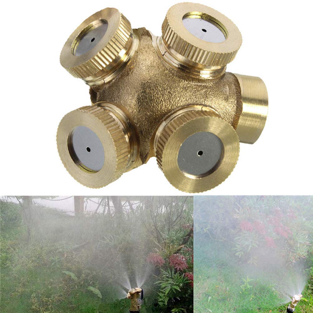 DOITOOL 4-Piece CHT Nozzle Set - High Pressure Water Spray Nozzles for Garden Hose, Lawn Sprinkler & Car Washing - Adjustable Spray Patterns for Efficient Watering & Cleaning