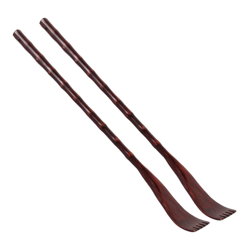 2-Pack Wooden Back Scratcher & Massager - Dual-Ended Claw Design for Itch Relief & Muscle Relaxation - Perfect for Home, Office, Travel & Self-Care