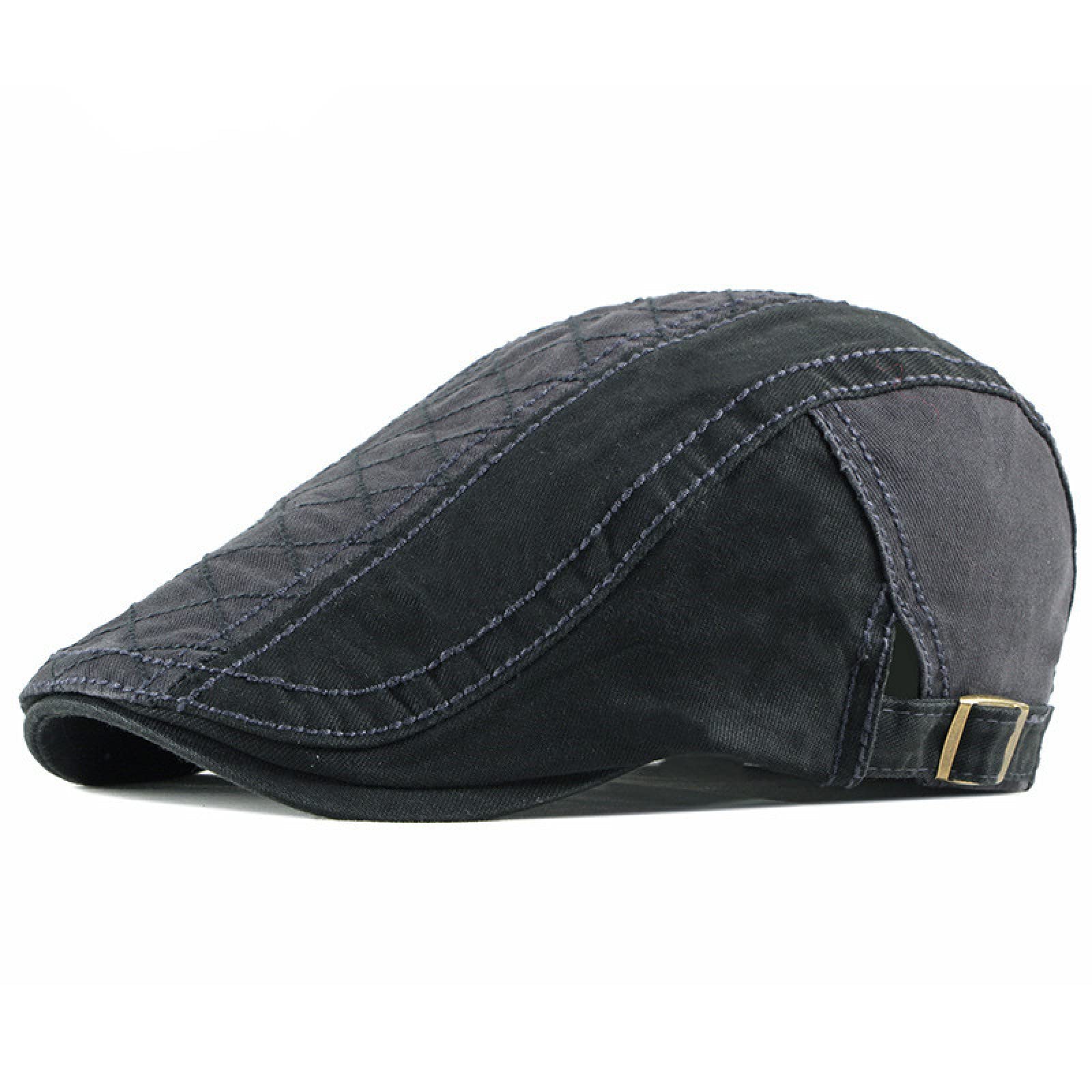 Stylish Men's Newsboy Hats for Spring & Summer - Cotton Patchwork Flat Peaked Cap & Painter Beret for Women | Perfect for Outdoor Activities, Casual Wear, and Fashion Accessories