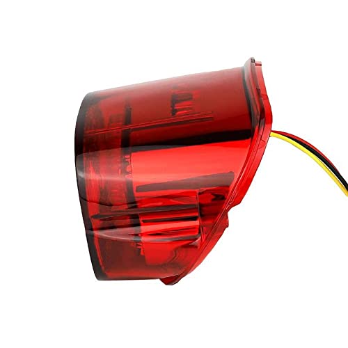 Harley Davidson LED Tail Brake Light Kit - Eagle Lights Flashing Strobe Squareback with Red Lens | Waterproof Motorcycle Safety Light for Night Riding & Group Tours