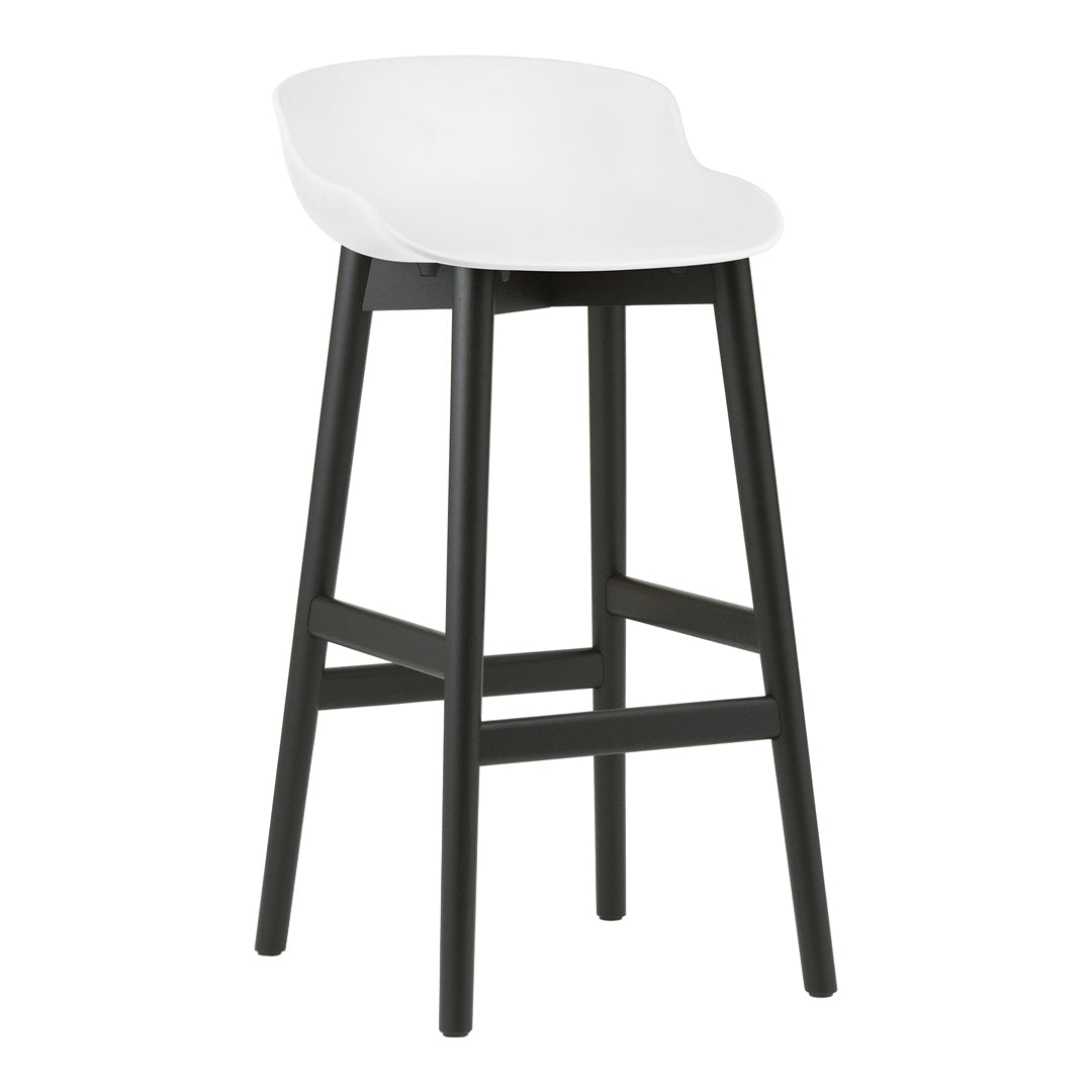 Premium Hyg Bar Stool with Solid Wood Base - Modern Kitchen Island & Home Bar Seating - Perfect for Dining, Entertaining & Small Spaces