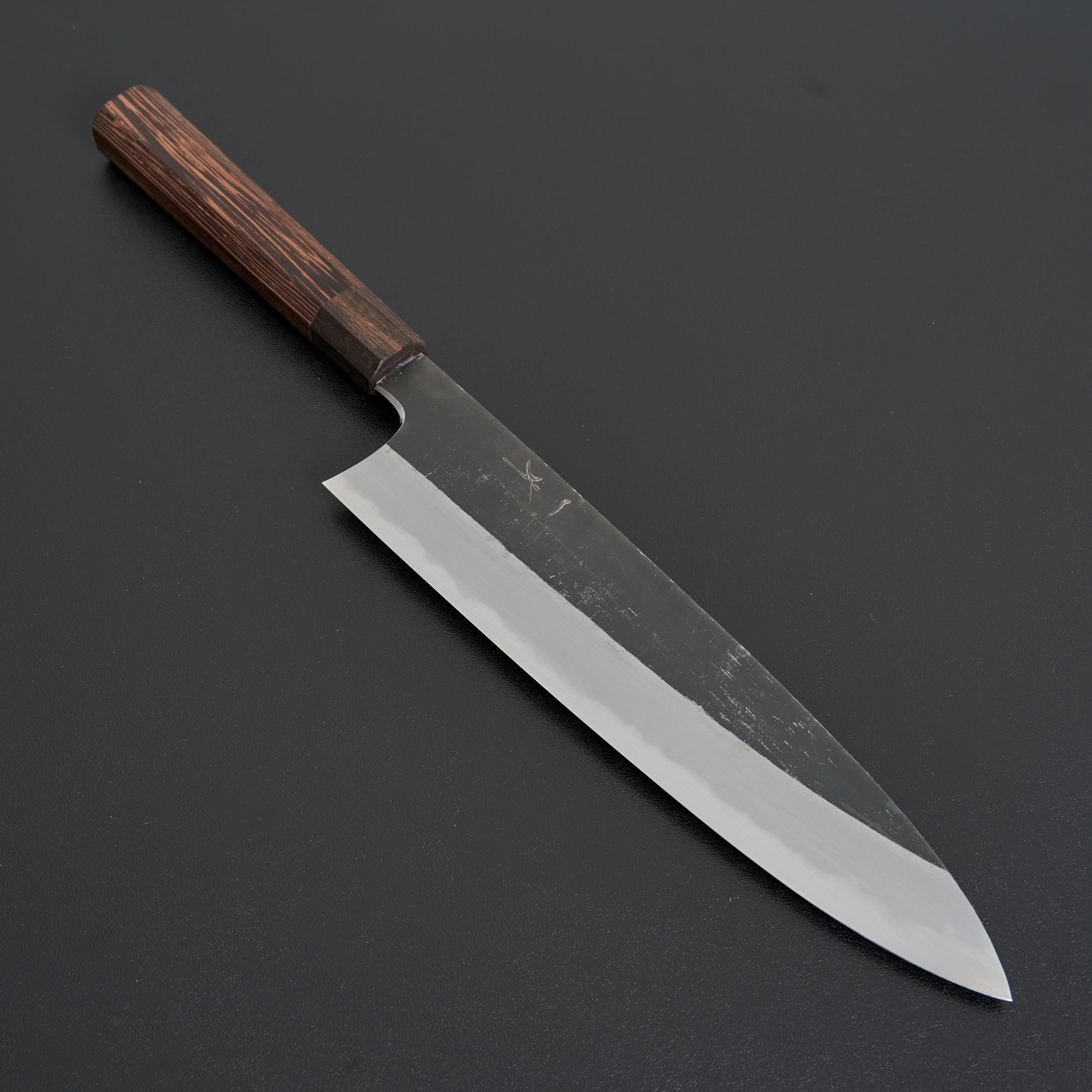 Hitohira Togashi White #2 Kurouchi Gyuto Japanese Chef Knife 240mm with Tagayasan Handle - Premium Kitchen Knife for Professional Chefs & Home Cooking