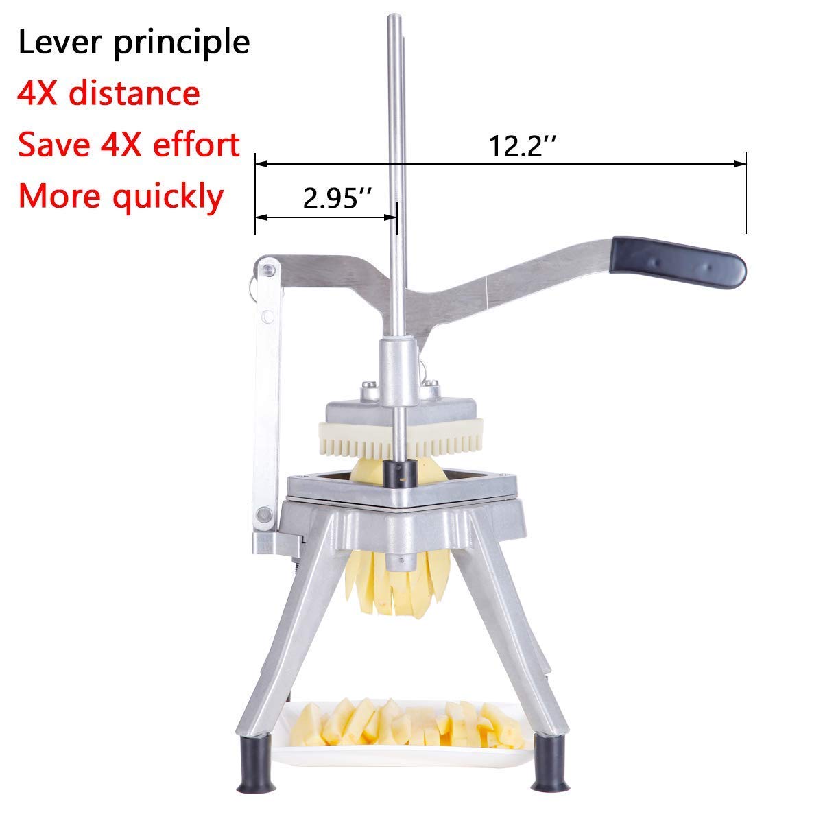 Commercial Vegetable Chopper with 1/4