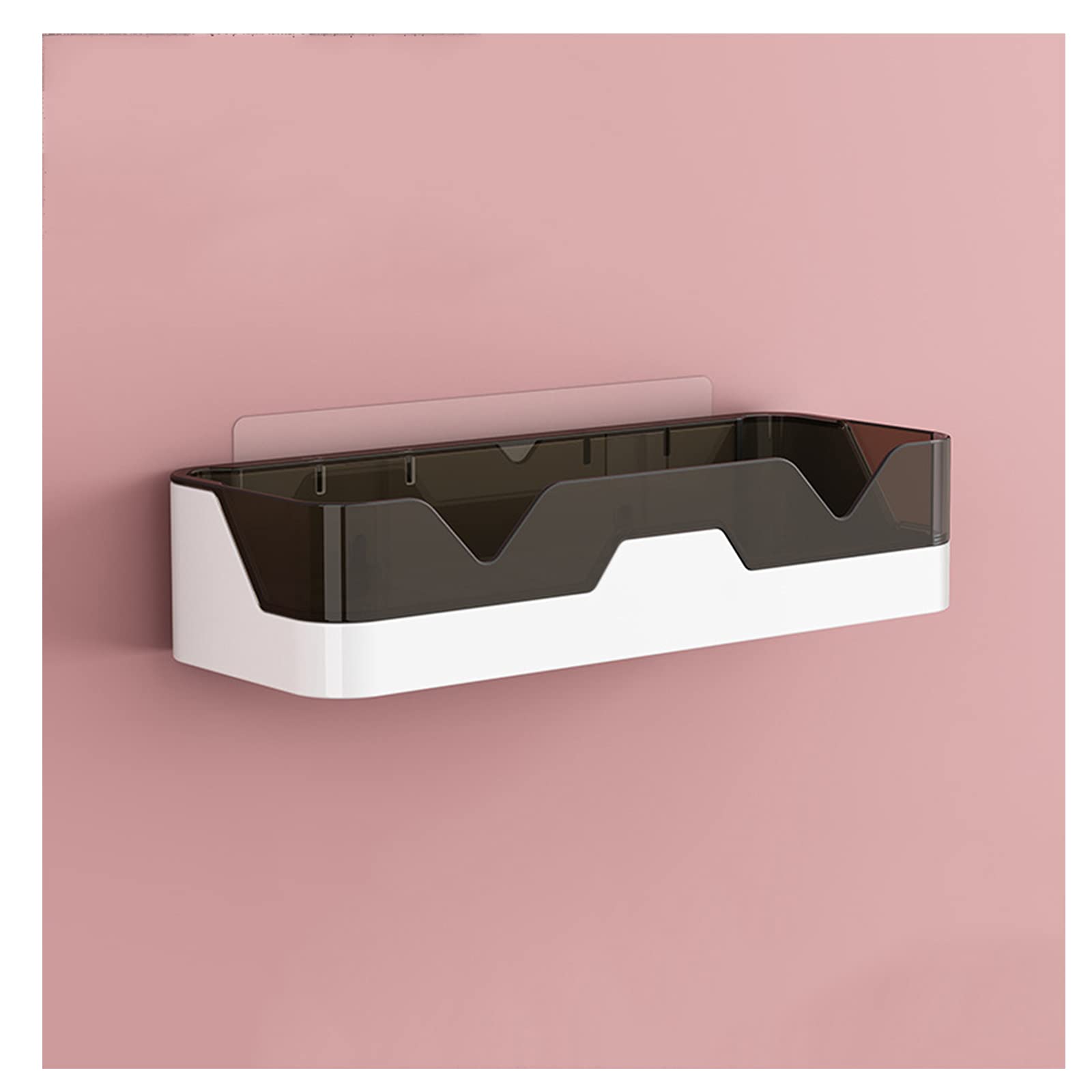 Waterproof Wall-Mounted Plastic Shower Organizer Rack - Bathroom Storage Shelf for Home & Kitchen - Space Saving Shower Caddy for Toiletries, Cosmetics and Cleaning Supplies - Perfect for Small Bathrooms and Apartments